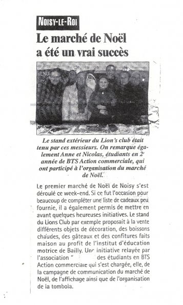 7 Article Marché Noel 2002